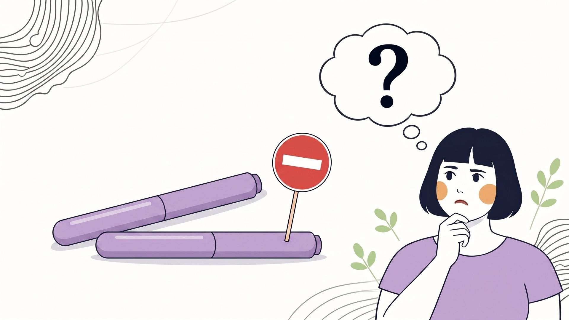 Ilustración: una persona se pregunta cómo bajar de peso cuando el medicamento no es una opción