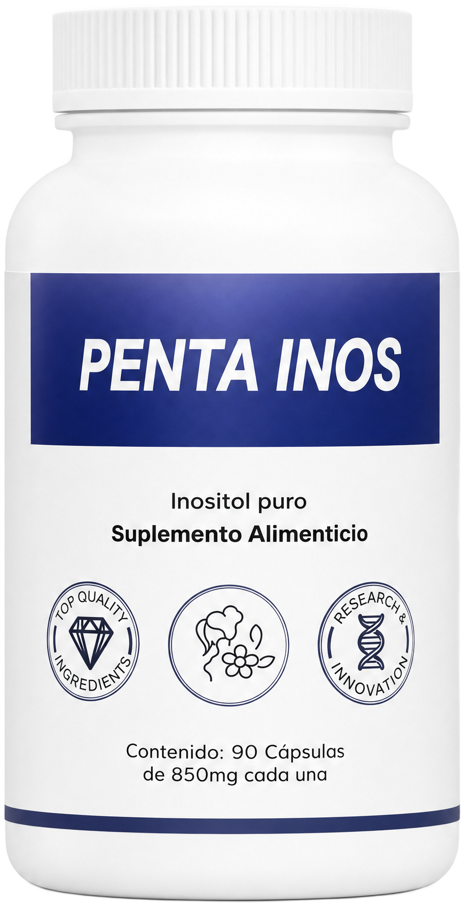 Penta Inos, frasco de cápsulas
