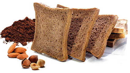 Pan tostado al cacao