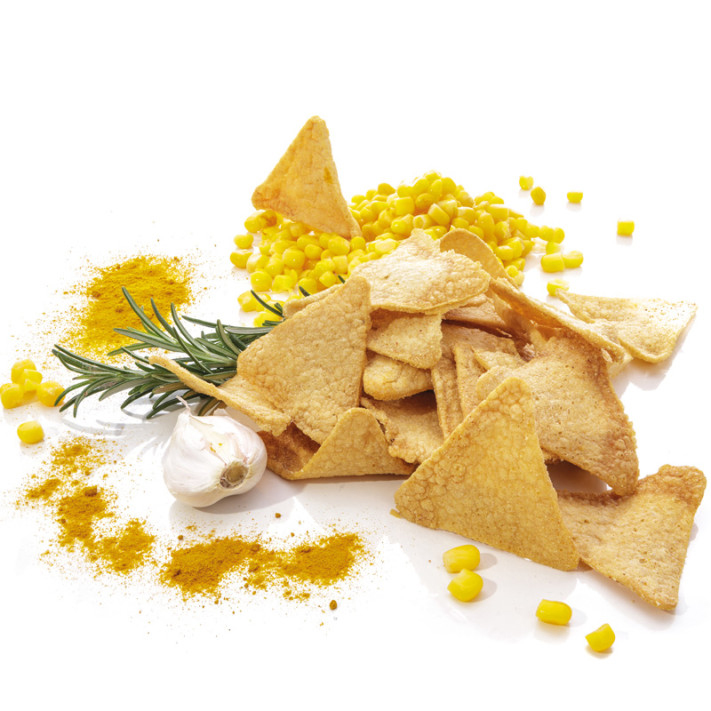 Nachos de pollo y ma&iacute;z