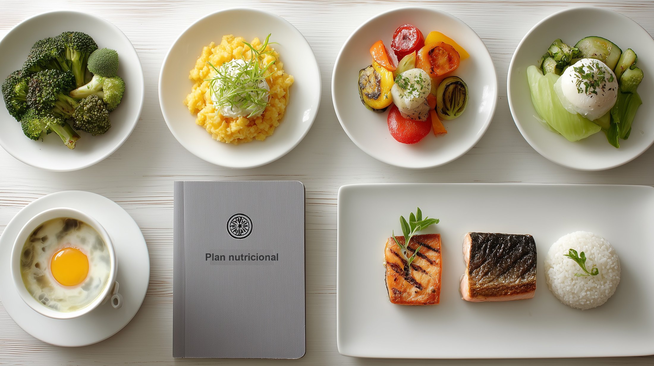 Platos de comida saludable y un plan nutricional: la alimentación por etapas tras la cirugía bariátrica